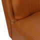 Pair of Vintage Expo 58 Cocktail Chairs, Cognac Faux Leather, Sixties