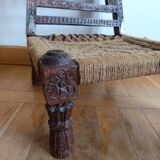 Paire de chaises basses traditionnelles, Indonésie