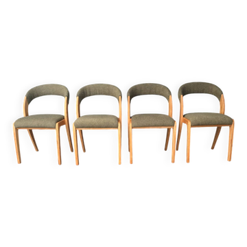 Set of 4 Baumann gondola chairs