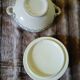 Small antique soup tureen in ironstone