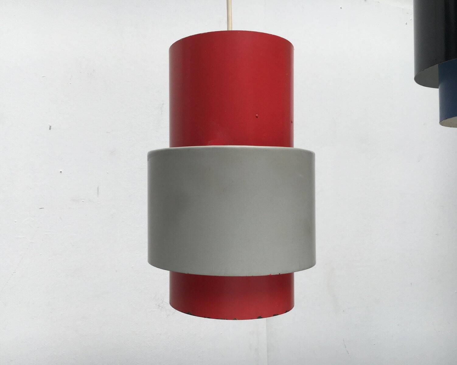 Mid-century metal pendant lights, set of 2