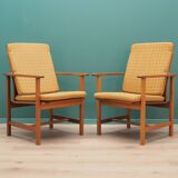 Fauteuil jaune, design danois, années 1970, designer : Børge Mogensen