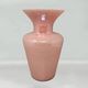 Vase antique rose soufflé en verre de Murano des années 1970 par Maestro del Vetro