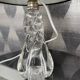 Vintage twisted crystal lamp base signed BACCARAT – 20th century