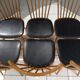 Suite de 6 chaises bistrot Baumann vintage "Menuet"