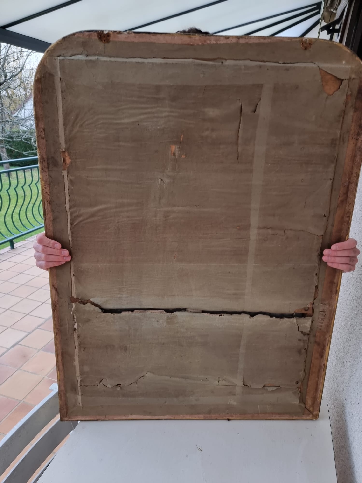 Old mirror of the Louis Philippe style 78x102cm