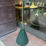 Suspension cônique en laiton, années 70