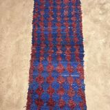 Colorful Boucherouite Moroccan rug - 98 x 230 cm