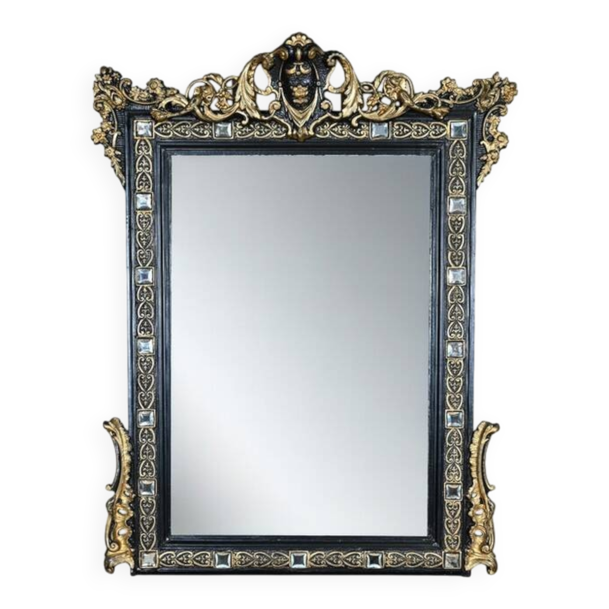 Miroir à Fronton, époque Napoléon III – 2ème moitié XIXe