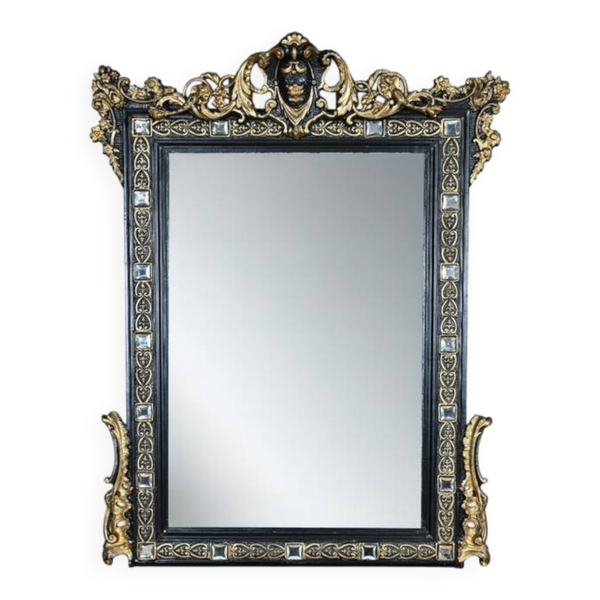Miroir à Fronton, époque Napoléon III – 2ème moitié XIXe — Beyit