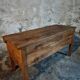 Old oak storage chest or flour bin