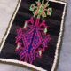 Moroccan Boucherouite rug black - 134 x 195 cm