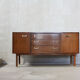 Enfilade en bois signée E-Gomme 1960s
