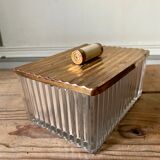 Art deco glass box