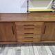 Scandinavian enfilade in teak by Nils Jonsson for Troeds, circa 1960.