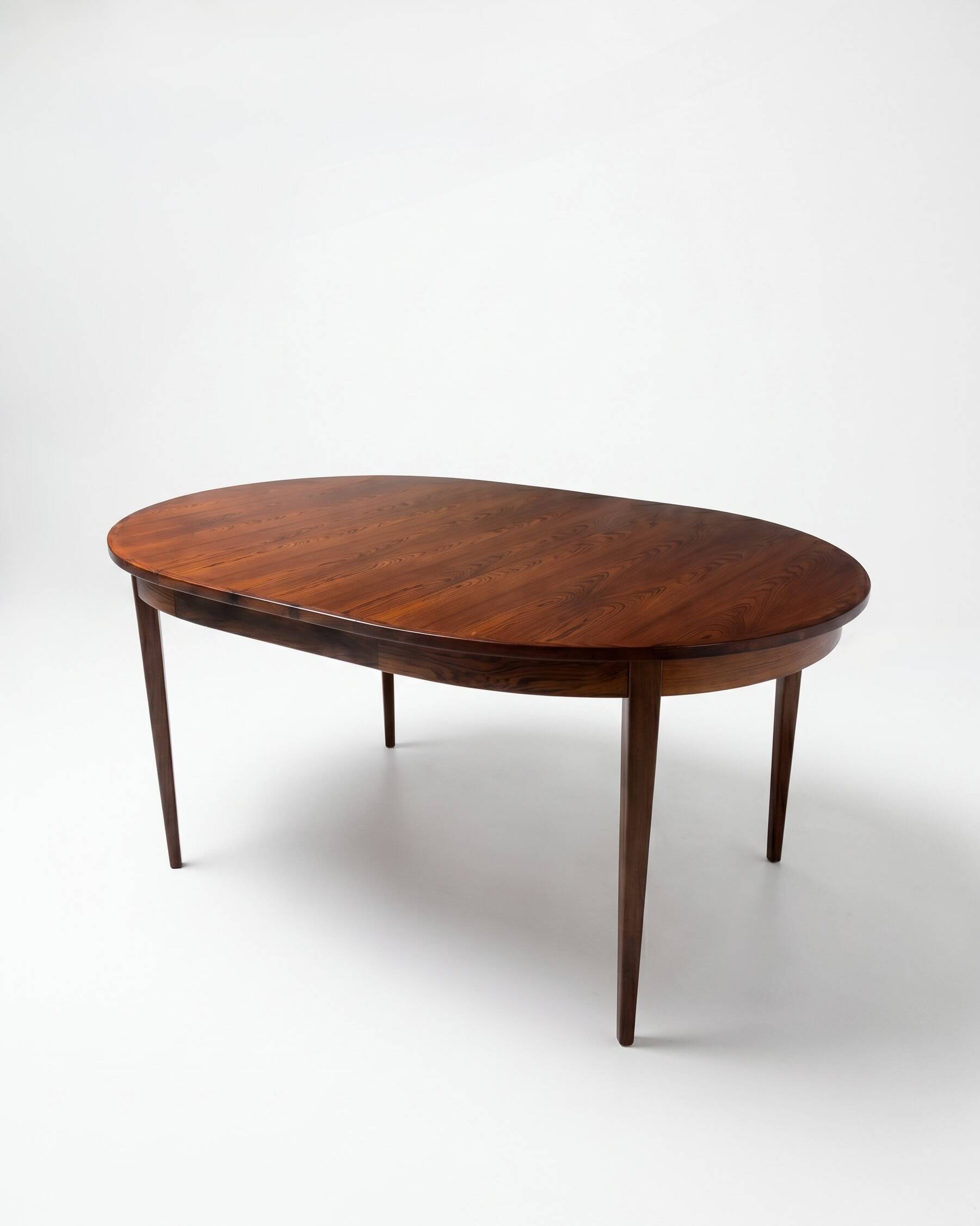 Table scandinave extensible en palissandre de Rio - 1960