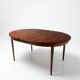 Table scandinave extensible en palissandre de Rio - 1960