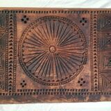 Frieze - carved wooden pediment - Islamic art