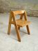 Pierre Grosjean's pine children's chair, Belgium, 1970
