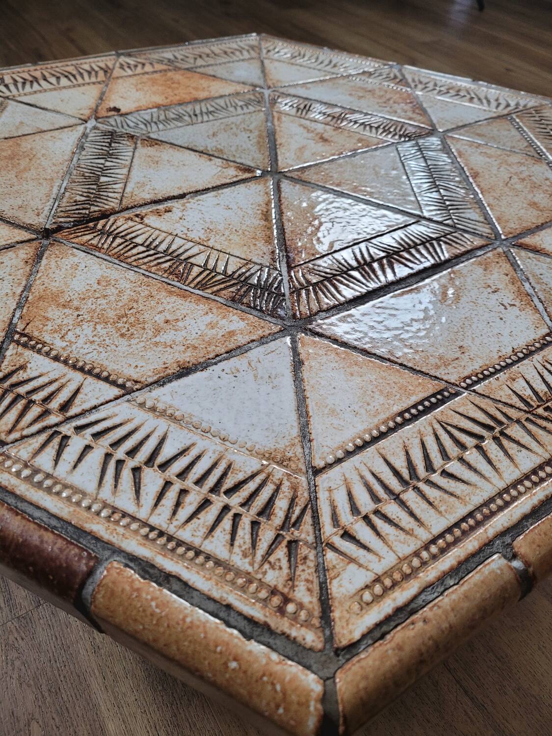 Vintage design Roger Capron coffee table