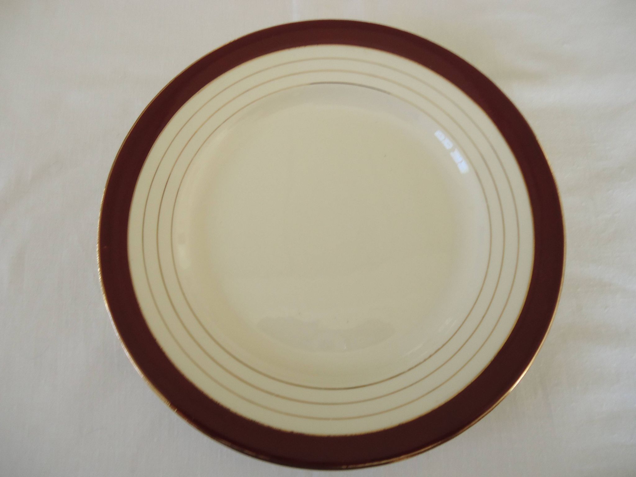 Assiettes plates porcelaine opaque digoin sarreguemines modèle pasteur