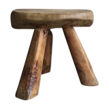 Brutalist tripod farm stool - mid-twentieth century