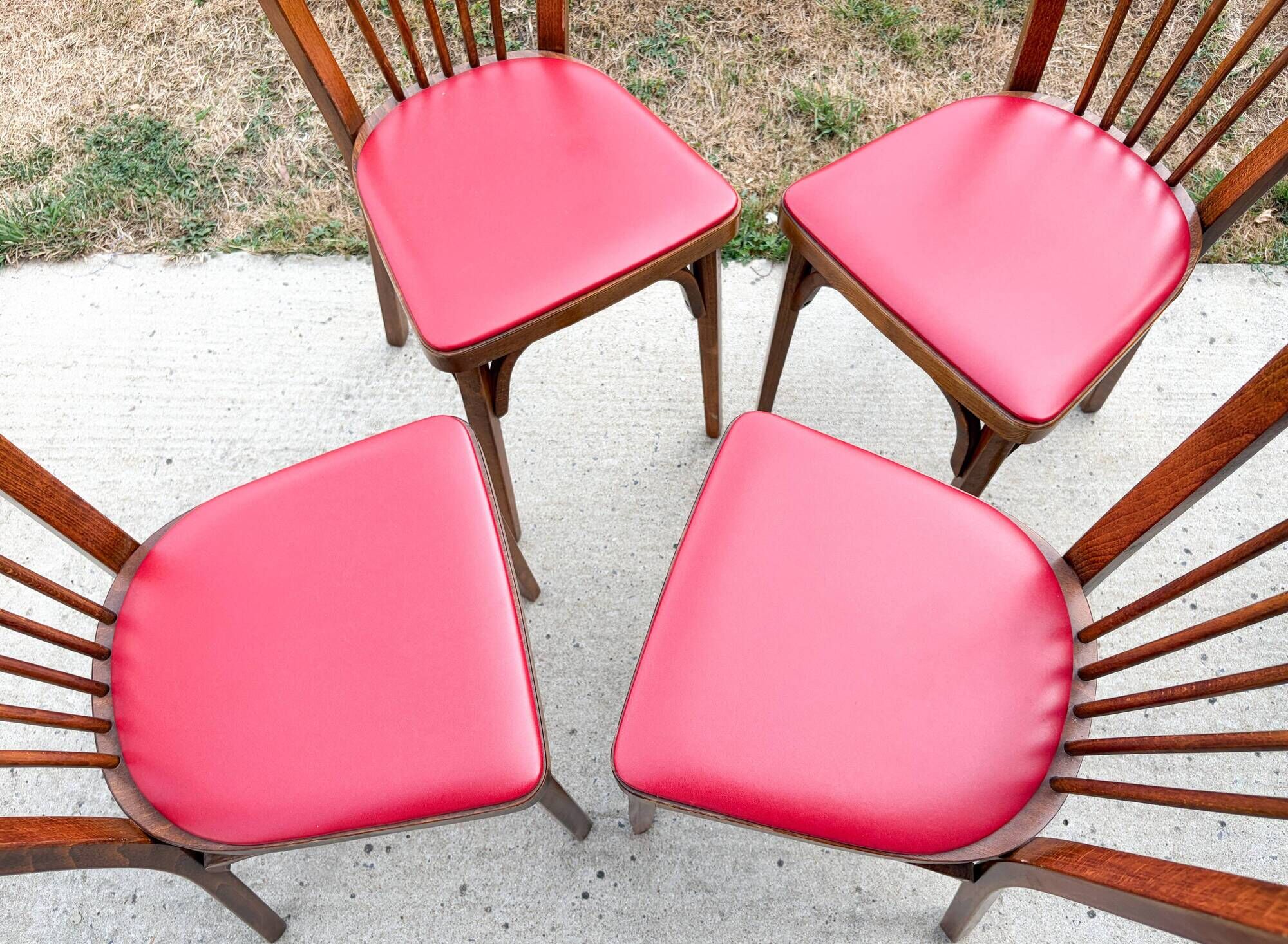 Set of 4 Baumann bistro chairs