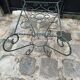 Wrought iron coffee table