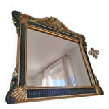 Art Deco floral mirror 1970