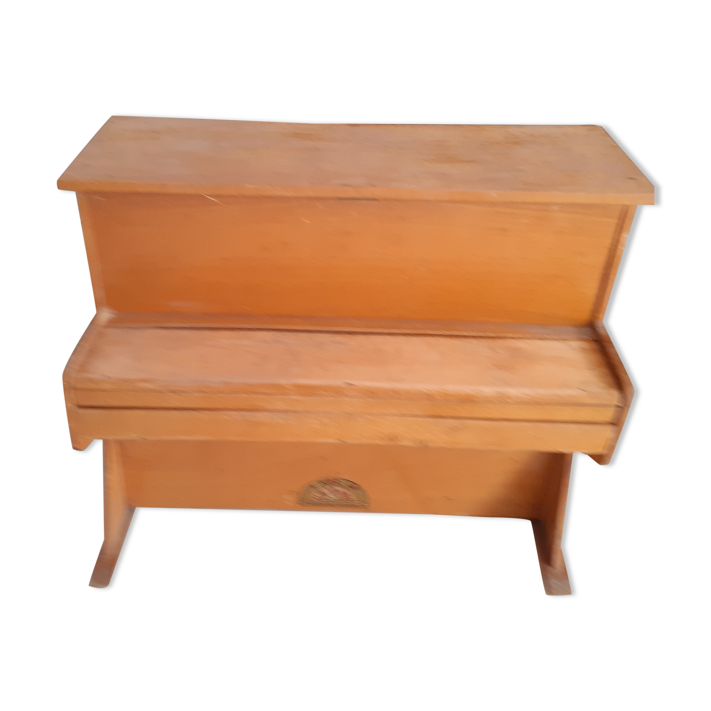 Antique piano toy all in wood, Pianocolor Jraas