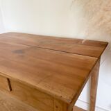 Farm table type desk