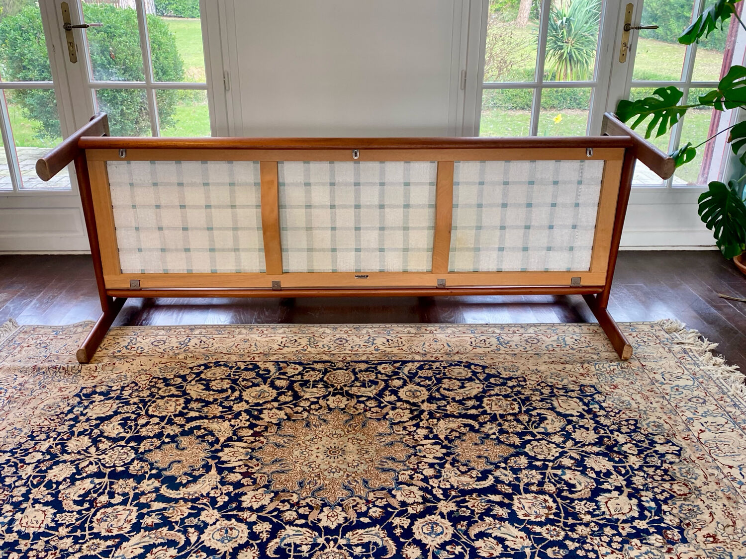 Danish teak three-seater sofa – 1960s