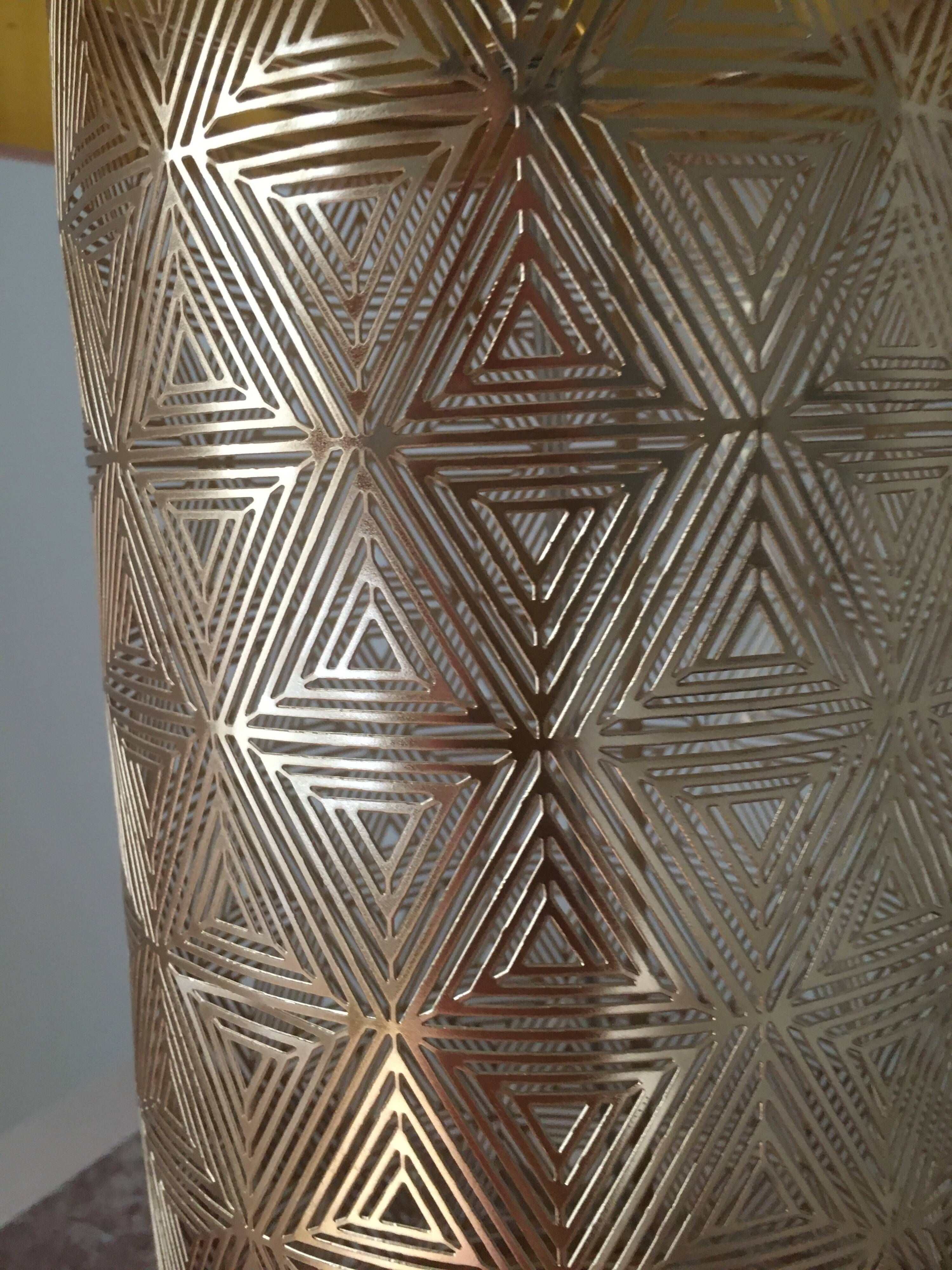 Real silk table lamp