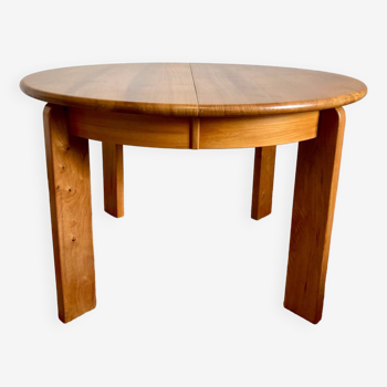 Round/oval extending table in elm