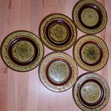Dessert plates in batch
