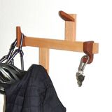 Hand-carved coat rack