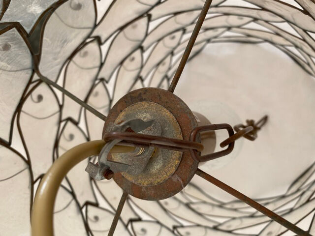 Vintage mother-of-pearl suspension