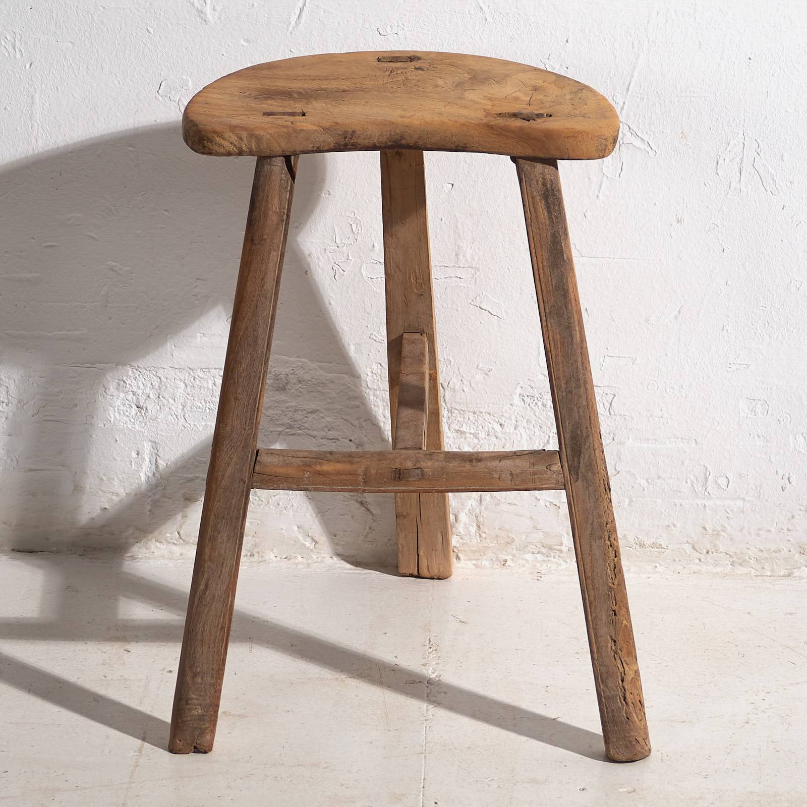 Ancient oriental stool in primitive style (c.1920) #2