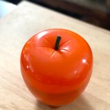 Vintage orange apple ice bucket
