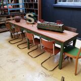 Old draper table 8/10 people, 2,70m