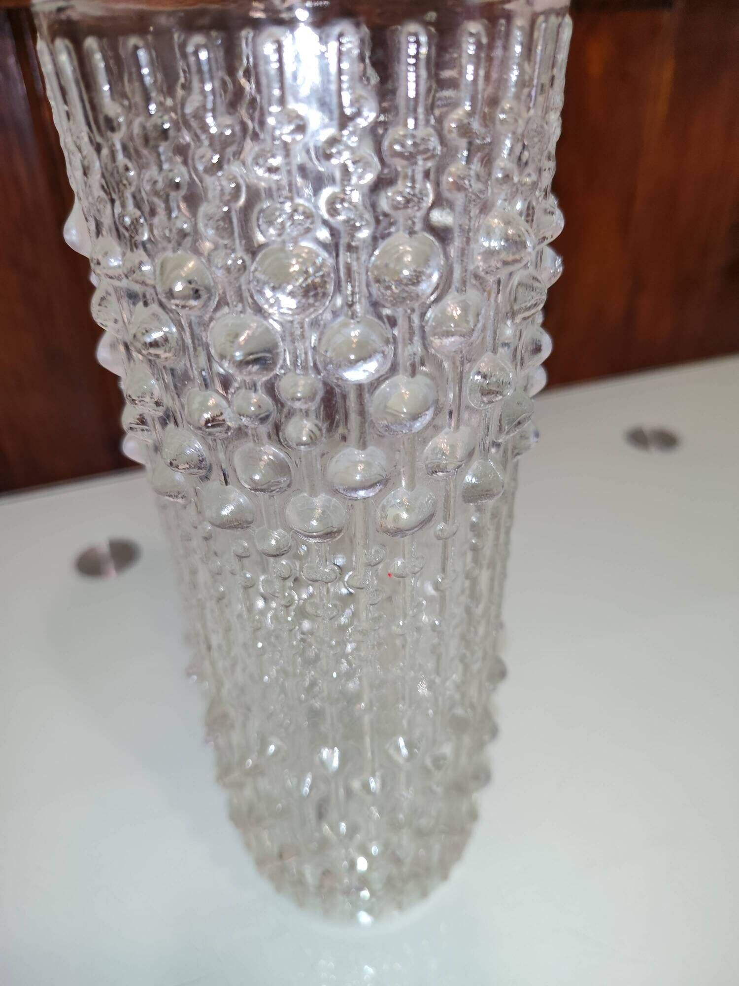 Vase Vintage Sklo Union