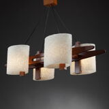 Scandinavian suspension in teak and granite perplex