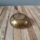 Antique brass pocket ashtray
