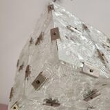 Lustre en verre des années c. 1970