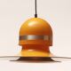 1970s ceiling lamp in yellow, Space Age