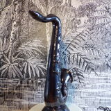 Ceramic sax lamp 1980