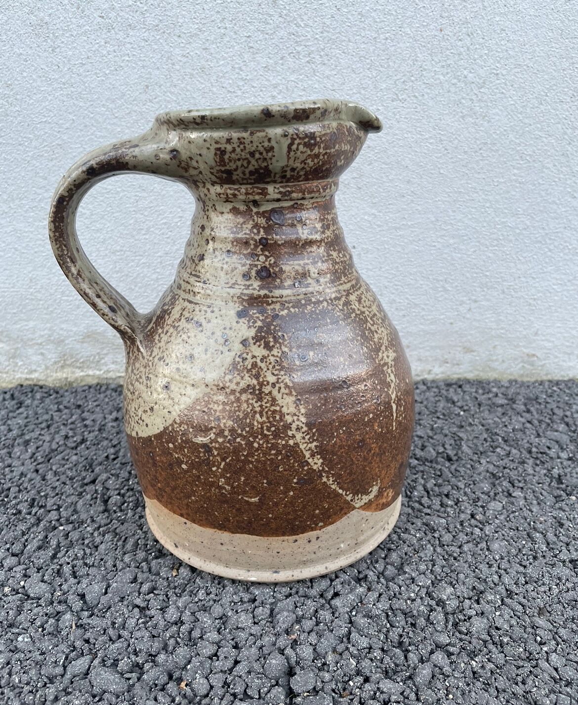 Stoneware pitcher by Pierre Digan