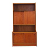 Bibliothèque danoise en teck, années 1960