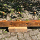 Vintage school coat rack