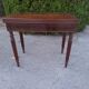 19th century mahogany games table, console